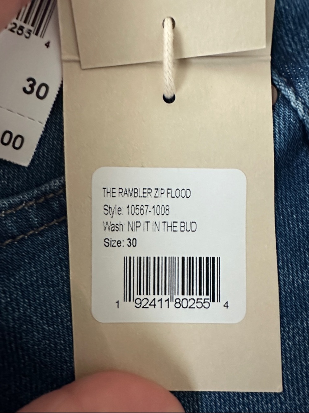 MOTHER Skinny Jeans in Medium Blue Wash - Picture 3 of 4